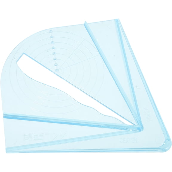 LOLIPPYY Woodworking Center Finder Tool Sky Blue Center Ruler with Easy Operation and Clear Scale