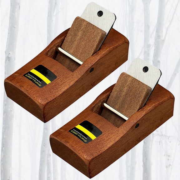 LOLIPPYY Woodworking Hand Planer Set, Compact Multi-Purpose Wood and Plasterboard Tool, 2 Pieces for Smooth Finishing