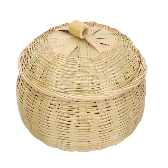 LOLIPPYY Multipurpose Bamboo Basket Assorted Color for Home and Kitchen