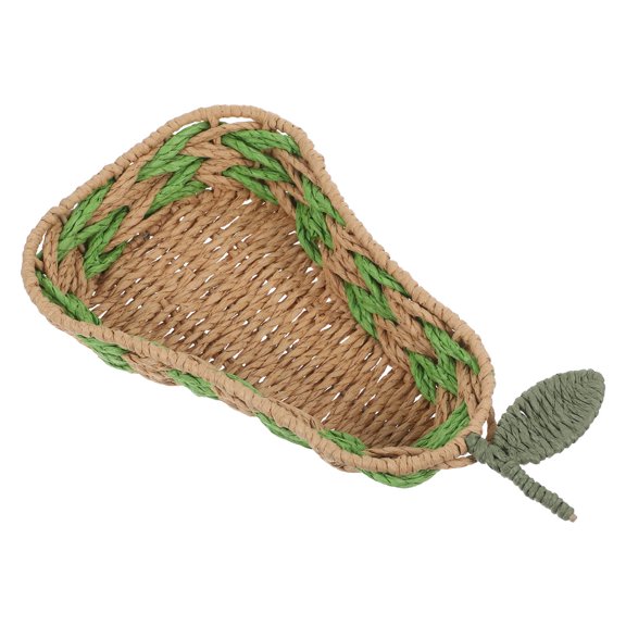 LOLIPPYY Woven Kitchen Basket for Snacks and Produce with Enhanced Airflow Design and Easy-to-Clean