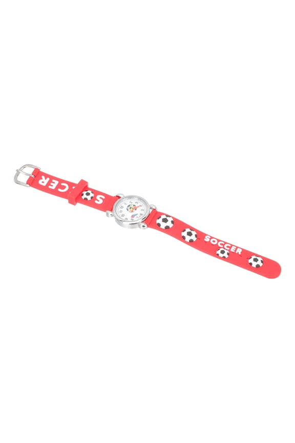 Wrist Watch for Daily Use Rubber Strap with Cartoon Design Comfortable and Durable Suitable for Various Wrist Sizes
