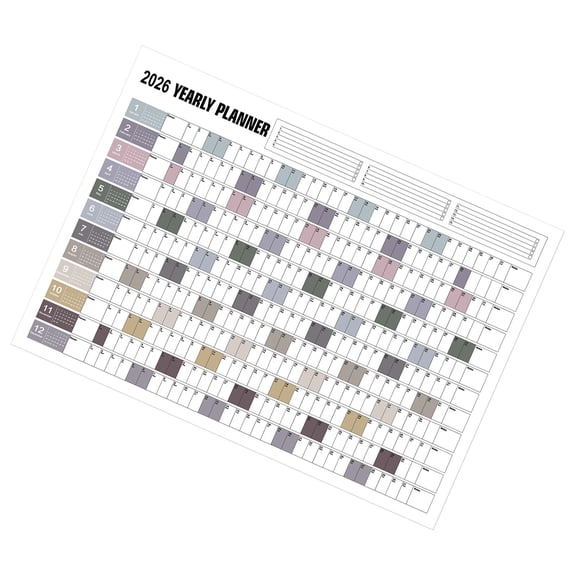 LOLIPPYY 2026 Jumbo Writable Wall Calendar Large Planner for Home, Family & Office Scheduling and Organization
