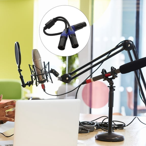 LOLIPPYY Xlr Cable XLR Splitter Cable PVC Noise Reduction 1Set