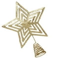 thumbnail image 1 of LOLIPPYY Five-Pointed Star Christmas Tree Topper Iron Decoration for Holiday Home Party Friends 1 Set, 1 of 8