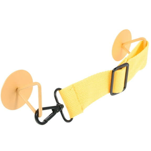 LOLIPPYY Yellow Adjustable Door Strap and Latch for Pets Easy Installation and Use