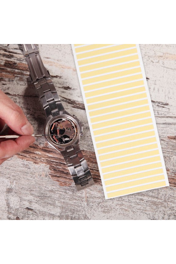 Yellow Double Sided Adhesive Tape for Watch Repair Dial Strong Sticky Watchmaker Tool for Dial Fixing