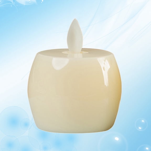 LOLIPPYY Yellow LED Candle Lamps with Realistic Flickering Flame for Relaxing Atmosphere