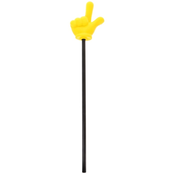 LOLIPPYY Yellow Party Hand Pointer for Decoration Plastic Finger Pointer for Festivals Classroom Size 12.5 Inches