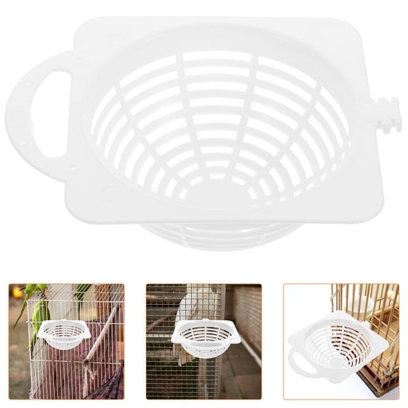 LOLIPPYY Yellow Plastic Parakeet Nest Box with Easy Assembly and Durable Expert Craftsmanship