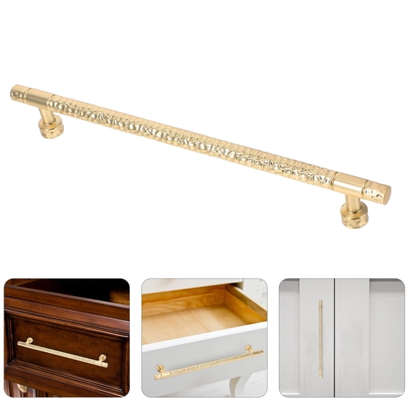 LOLIPPYY Zinc Alloy Handles Cabinet Wine Handles Golden 1Pack Enhance Home Decor for Wardrobes
