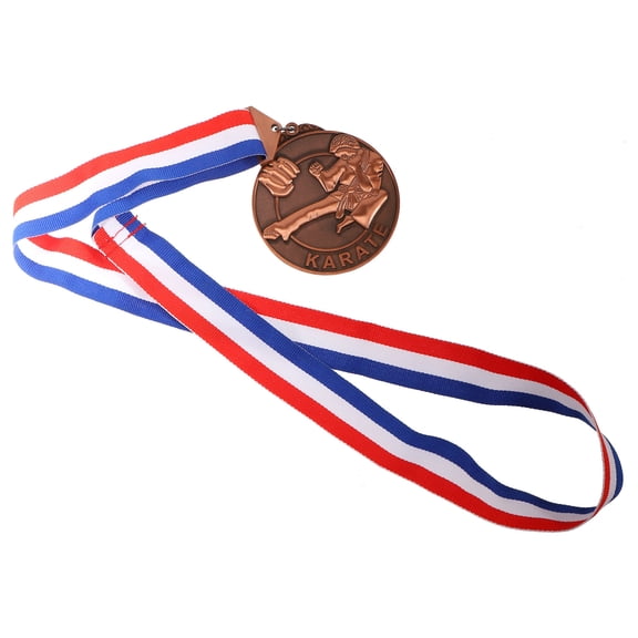 LOLIPPYY Zinc Alloy Race Medal for Awards Dark Brown Durable Medal with Hanging Plate for Competition 3.5 Inch