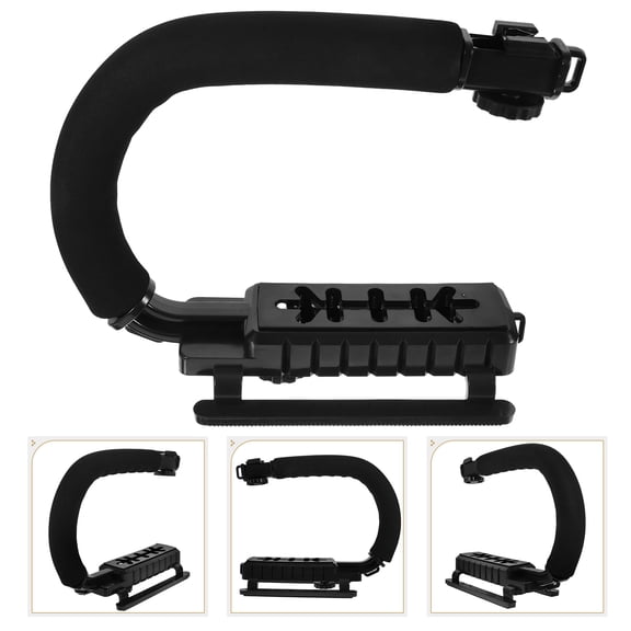 LOLIPPYY camera stabilizer handle grip for photographers in Black ABS 1Pcs