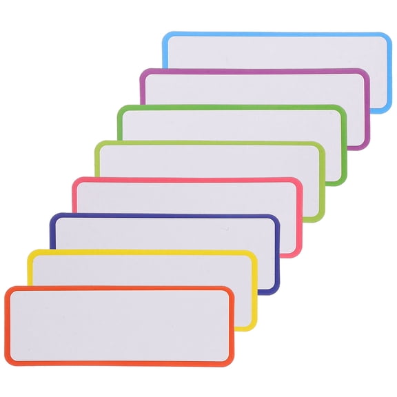 LOLIPPYY colored name tags Reusable Memo Tags Assorted Color Magnetic Home Items 27Pcs