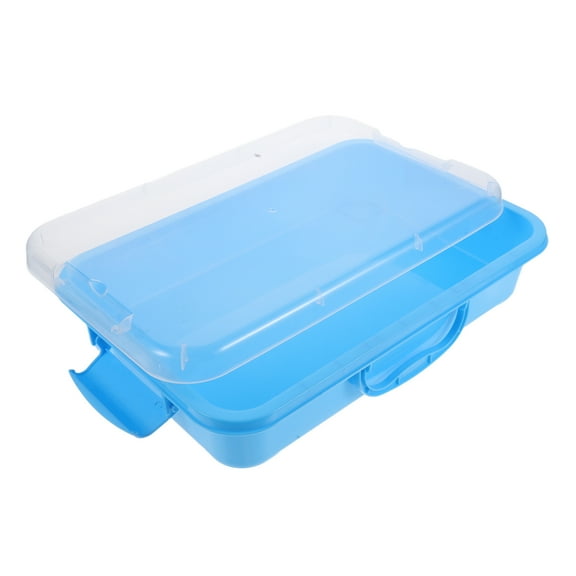 LOLIPPYY Space Sandbox Construction Site Toy - Plastic with Lid, 1 Piece for Home Use