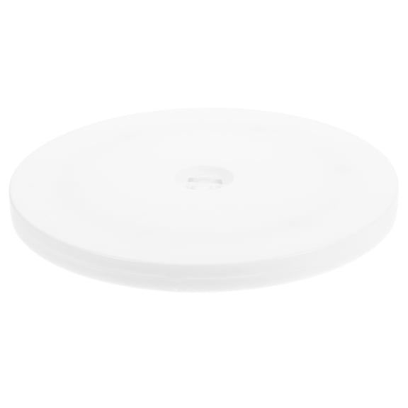 LOLIPPYY White Acrylic Rotating Display Turntable Stand with Smooth Bearing, Ideal for Pantry, Home Organization, and Decorative Use, 1 Set