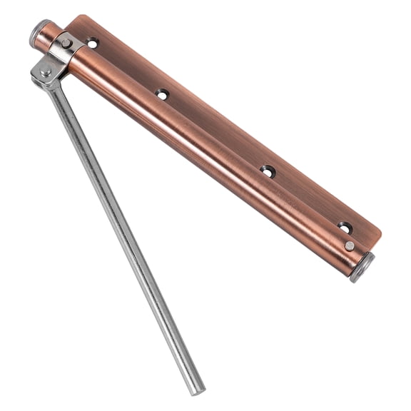 LOLIPPYY Automatic Door Closer, Aluminium Alloy, Rose Finish, 1 Piece, and Smooth