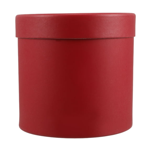 LOLIPPYY empty decor box Round Flower Boxes Red Paper Refined Retail Display 1Set