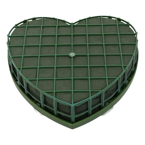 LOLIPPYY Floral Foam Heart Shape for Wedding Car Decorations, Floral Mud for Romantic Design, 1 Pack