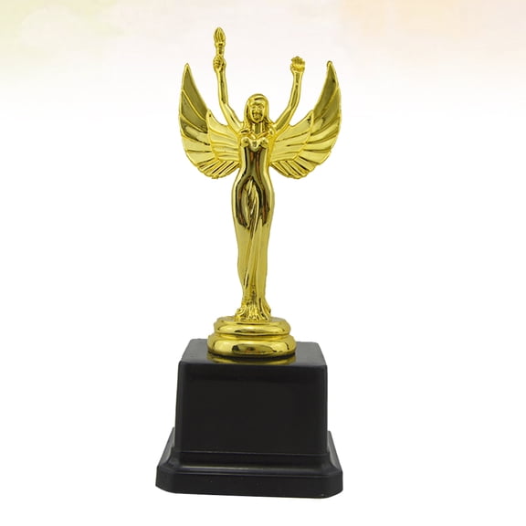 LOLIPPYY funny trophy Goddess Trophy Golden Plastic for Winners 1Pack