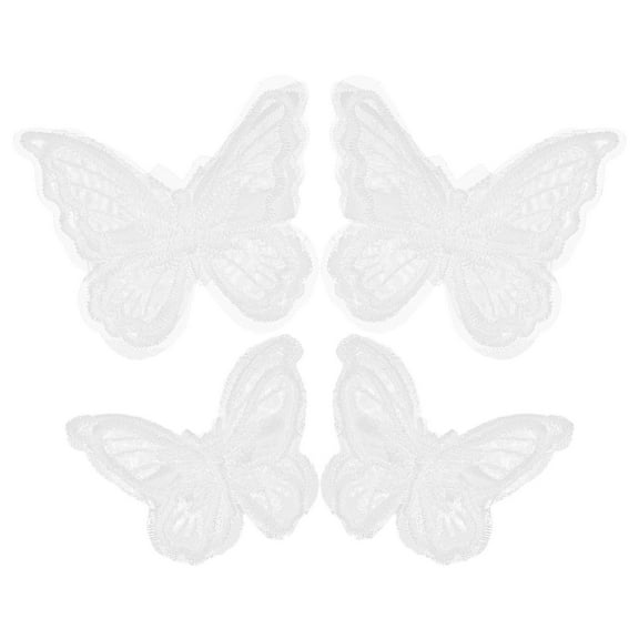 LOLIPPYY goth accessories for women Butterfly Hair Clip Lace Hair Decoration for Everyday Use 4pcs