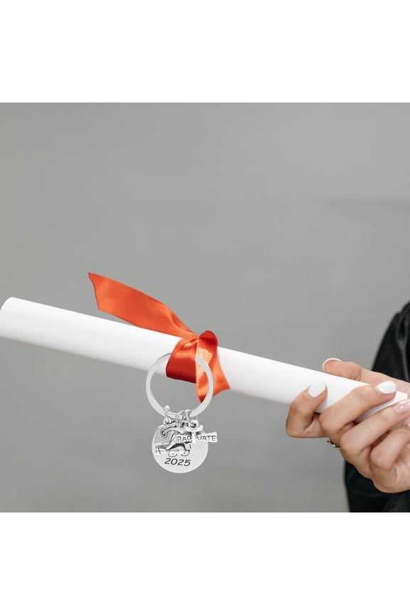 graduation keychain Graduation Keychain Stainless Steel Keychain for Milestone Celebration 1Pcs