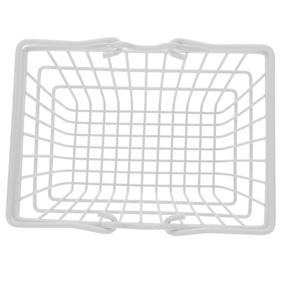 LOLIPPYY kitchen multi-purpose basket Silver Metal Storage Basket 1Set for Storage Home Office General Users