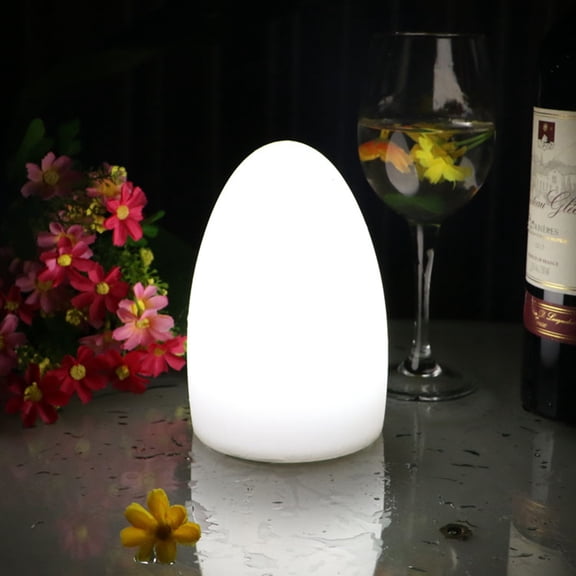 LOLIPPYY led egg lamp Egg Shaped Lamp White Plastic 1Set for Birthday