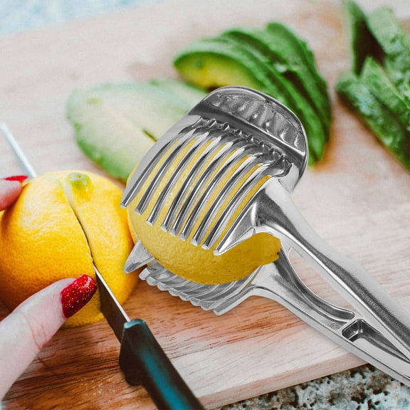 LOLIPPYY Lemon Slicer Cutter Vegetable Slicing Tool for Home Use, 1 Pack, Easy and Efficient Kitchen Gadget