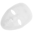 thumbnail image 1 of LOLIPPYY White Masquerade , 1 Set Plastic Blank Face for Painting, Costume Party, Arts and Crafts Projects Decor, 1 of 8