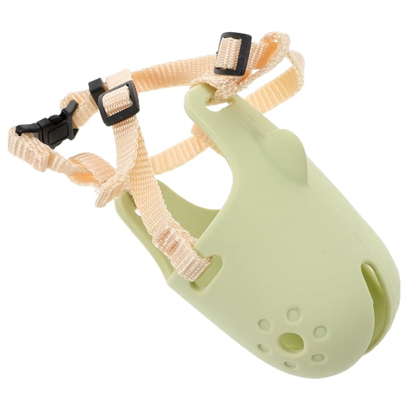 LOLIPPYY muzzle for Muzzle Light Green PP Material with Adjustable Design 1Set
