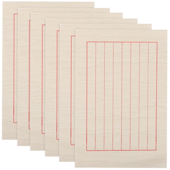 LOLIPPYY practice writing paper 50 Sheets Beige Paper Anti-Fading Rectangular Art Class Back to School