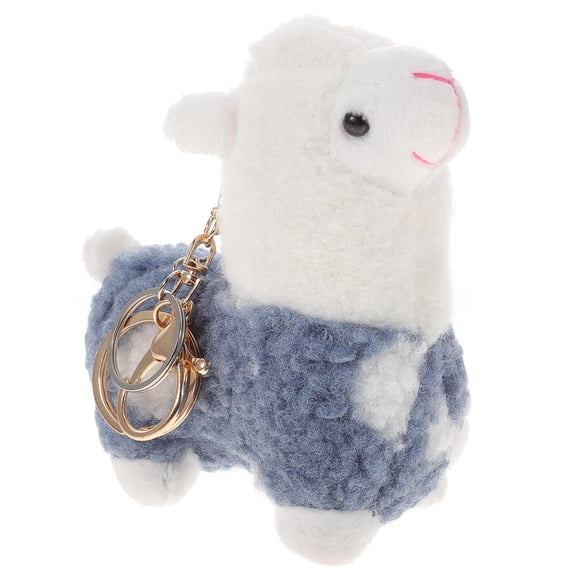 LOLIPPYY sheep stuffed animal keychain Plush Alpaca Key Chain Pendant 1Set for Adults