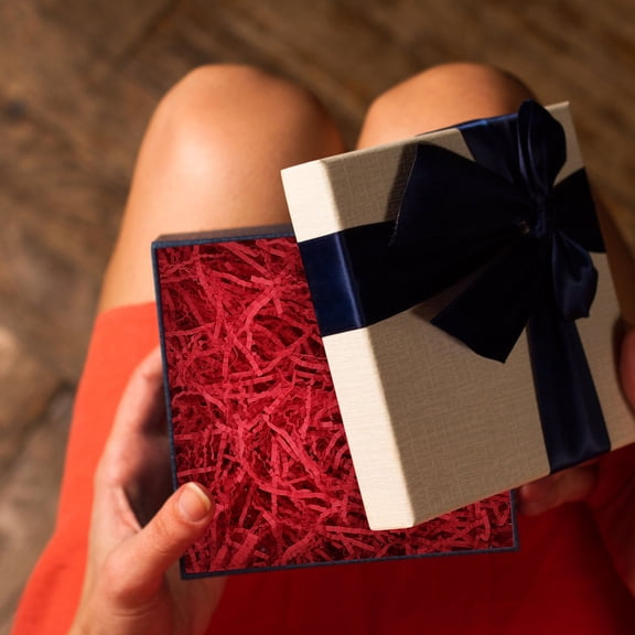 LOLIPPYY valentines shredded paper Raffia Paper 1 Pack for Box Filler