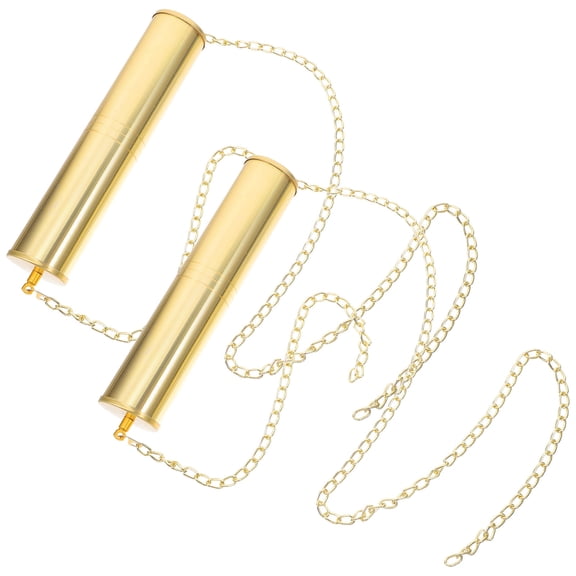 LOLIPPYY wall clock accessories Metal Hollow Pendulum Golden Iron Clock Enhancement for Floor Clocks 1 Set