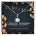 thumbnail image 1 of LOLUIS Gifts for Women, Birthday Mother's Day Wedding Valentine Christmas Jewelry Gifts, Mother In Law Necklace (Mother In Law, Eternal Hope Necklace), 1 of 7
