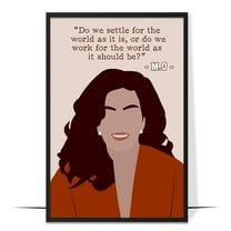 LOLUIS Inspirational Quotes Wall Art, Empowered Women Art Print Decor Gifts for Home Office Classroom, Feminist Poster (DES 1, Unframed 11"x17")