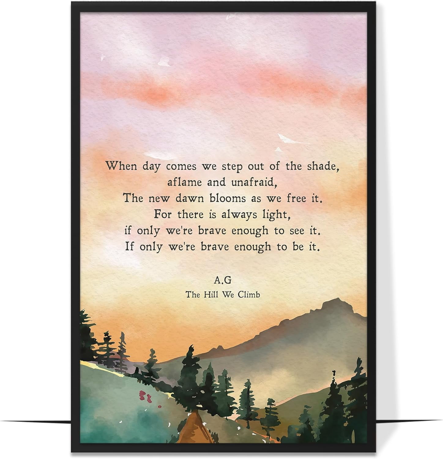 loluis inspirational quotes wall art, feminist motivational amanda