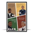 thumbnail image 1 of LOLUIS Inspirational Quotes Wall Art, Iconic Black Leaders Art Print Decor Gifts for Home Office Classroom, Men Leader Poster (Unframed 11"x17"), 1 of 5