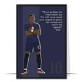 thumbnail image 1 of LOLUIS Inspirational Quotes Wall Art, Sports Motivational Art Print Decor Gifts for Home Office, Soccer Superstars Poster (Unframed 24"x36"), 1 of 5