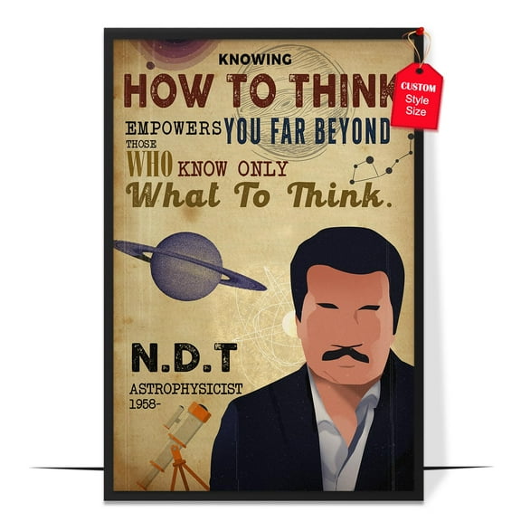 LOLUIS Inspirational Wall Art, STEM Scientists Quote Print Decor for Bulletin Board Classroom Office, Male Scientists Poster (Unframed 11"x17")