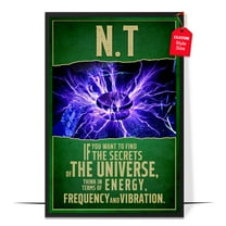 LOLUIS Inspirational Wall Art, STEM Scientists Quote Print Decor for Bulletin Board Classroom Office, STEM Poster (Unframed 11"x17")