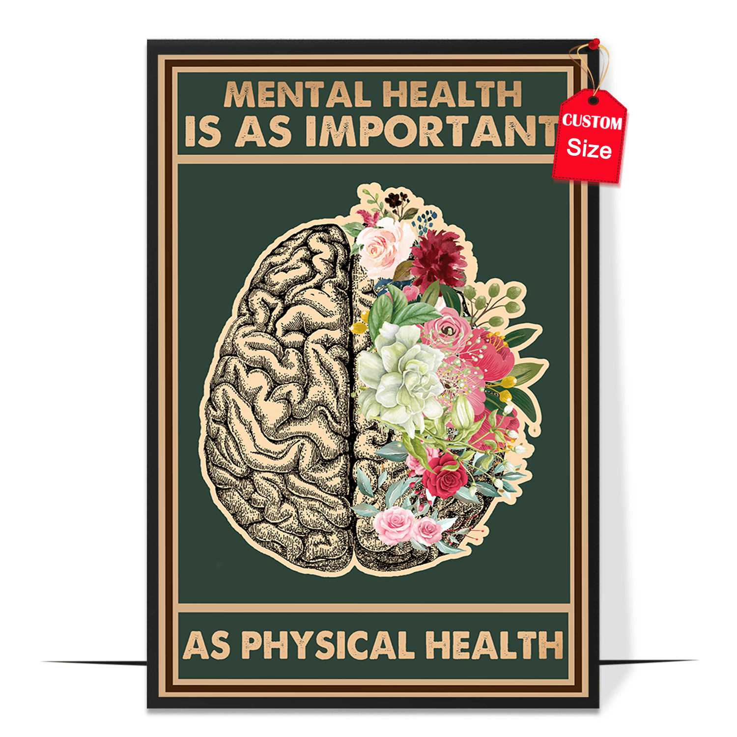 LOLUIS Mental Health Is Just As Important As Physical Health Poster ...