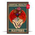 thumbnail image 1 of LOLUIS Mental Health Matters Poster, Vintage Mental Health Awareness Posters, Therapy Counseling Wall Art Home Office Decor DS2, 1 of 7