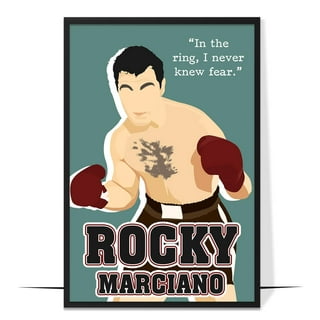 Rocky Balboa winning' Poster, picture, metal print, paint by Andy and John