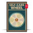 thumbnail image 1 of LOLUIS Self Care Wheel Poster, Vintage Mental Health Awareness Posters, Therapy Counseling Wall Art Home Office Decor DS1 (Unframed 16"x24"), 1 of 7