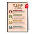thumbnail image 1 of LOLUIS Tipp Distress Tolerance Skill Poster, Mental Health Poster for Classroom School Counsellor, Therapist Office Decor (Unframed 16"x24"), 1 of 7