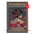thumbnail image 1 of LOLUIS They Whispered To Her You Cannot Withstand The Storm I am The Storm She Whispered Back Poster, Vintage Mental Health Awareness Wall Art Home Office Decor DS1, 1 of 7