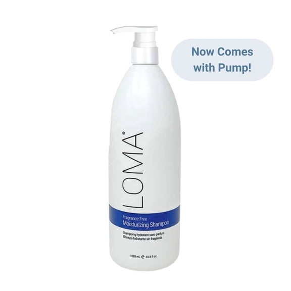 Loma Fragrance-Free Moisturizing Shampoo for All Hair Types, Aloe-Infused, 33.8 fl oz