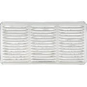 C816-W Under Eave Cornice Vent, White, Aluminum, 16 x 8-In. - Quantity 12
