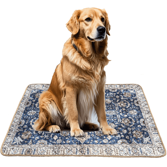 LOMANTOWN Washable Dog Pee Pads,Puppy Pads Reusable Pet Training Pads,Large Dog Pee Pad,Waterproof Pet Pads for Dog Bed Mat 48" X 36"